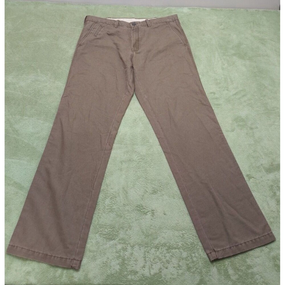 LK Repreve Pants Adult Mens  36 X 32  Brown Khaki